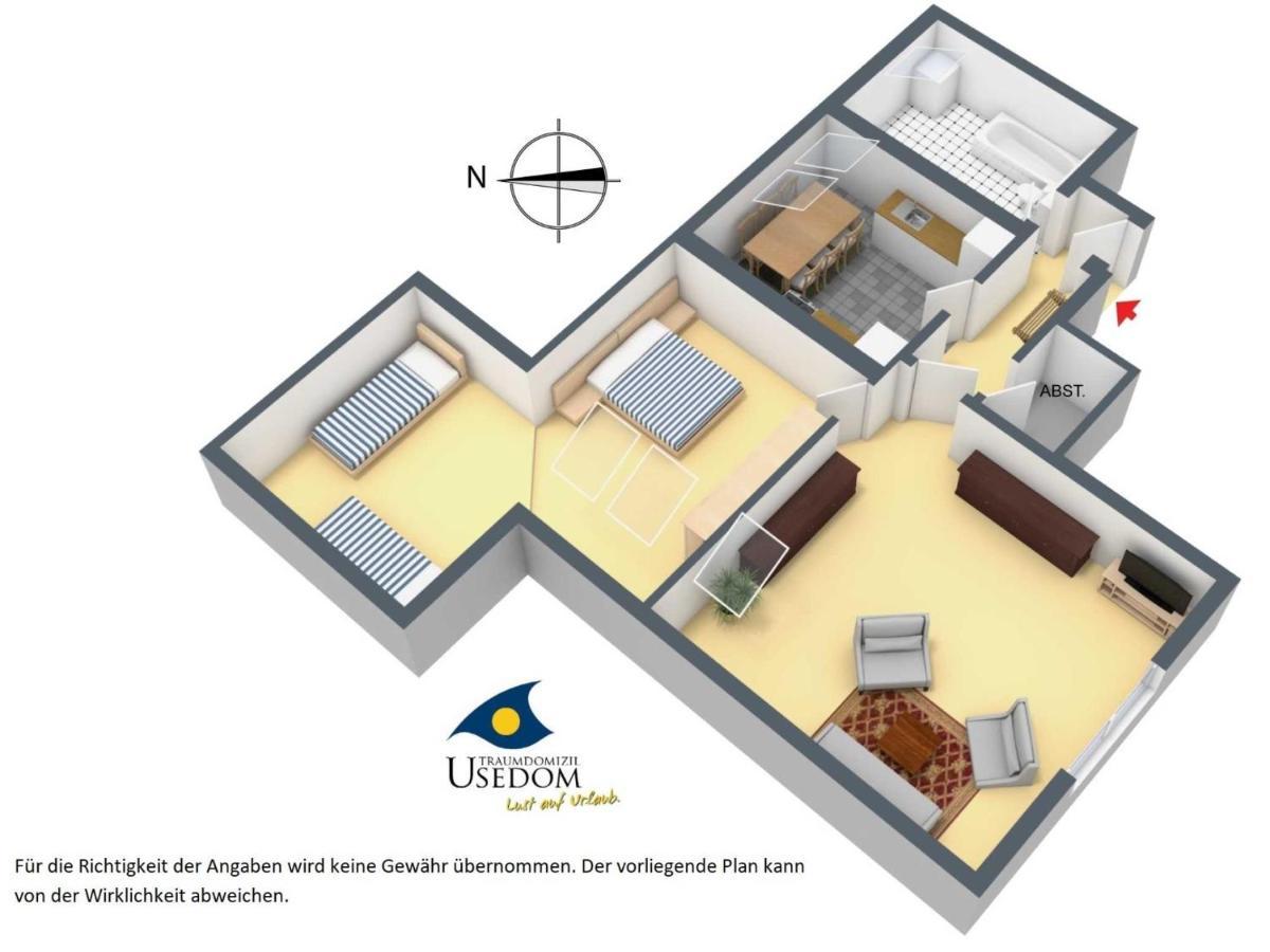 Villa Malve Whg 10 Heringsdorf  Ngoại thất bức ảnh